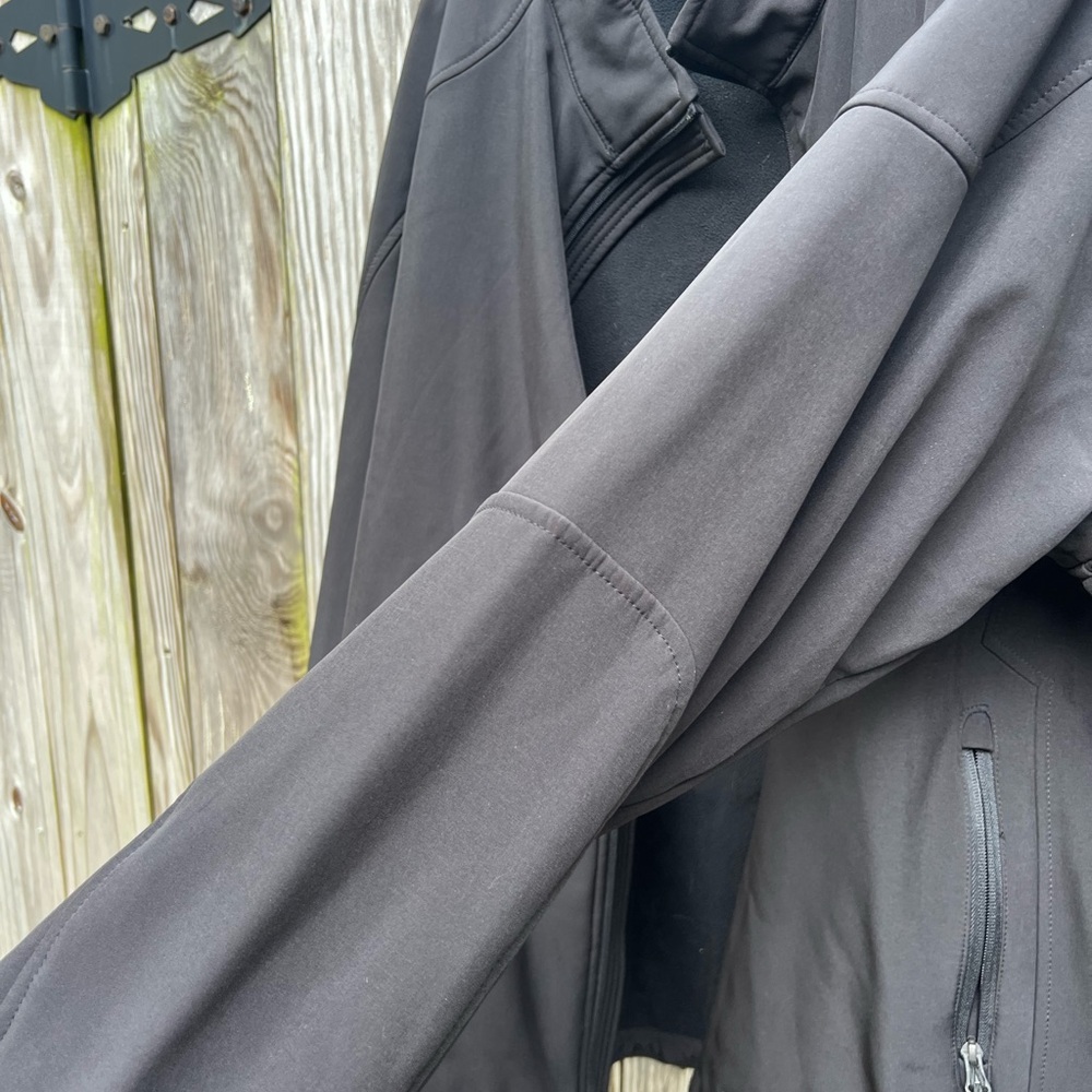 FREE COUNTRY Black Fleece Lined Windbreaker Jacket Mens XXL - Picture 11 of 15